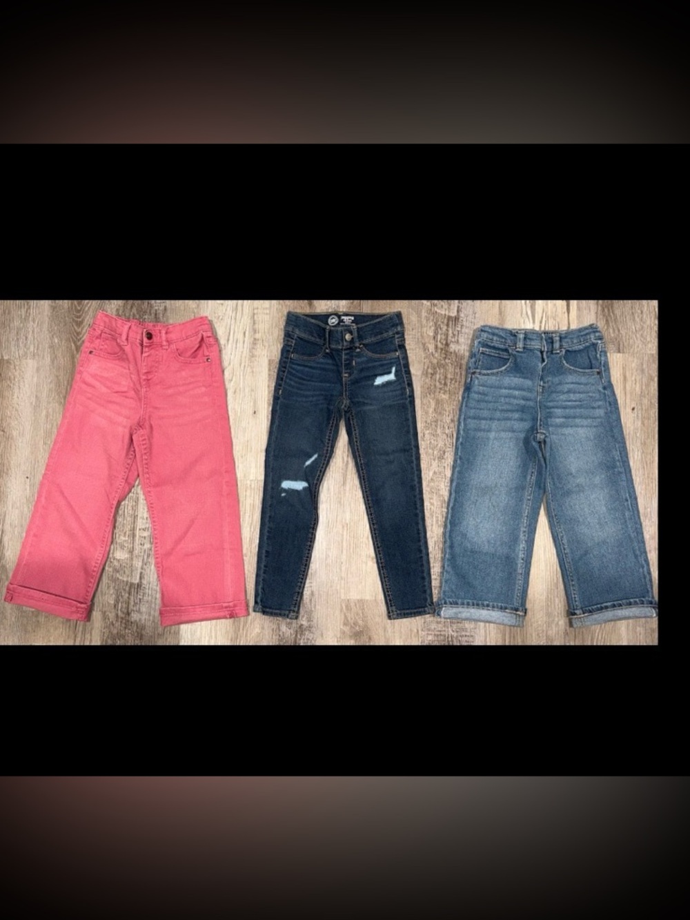 NWOT 3 Pairs Girls Jeans Size 4T All Wonder Nation Brand